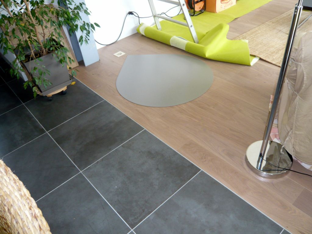 Comment faire une belle transition parquet-carrelage