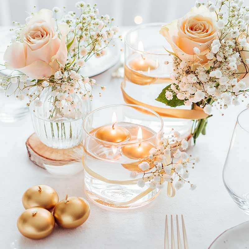 Décoration : fabriquer des bougies flottantes
