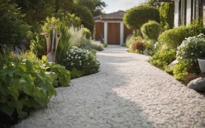 Nettoyer du gravier blanc au jardin : astuces simples